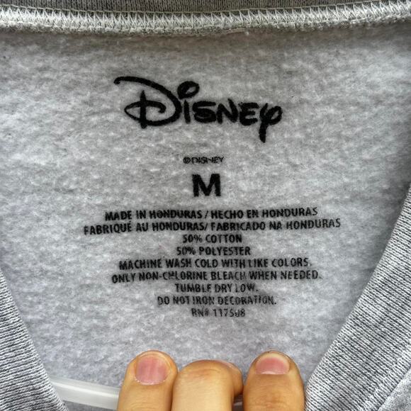 Grey Mickey Mouse Crewneck Sweatshirt - Picture 2 of 3